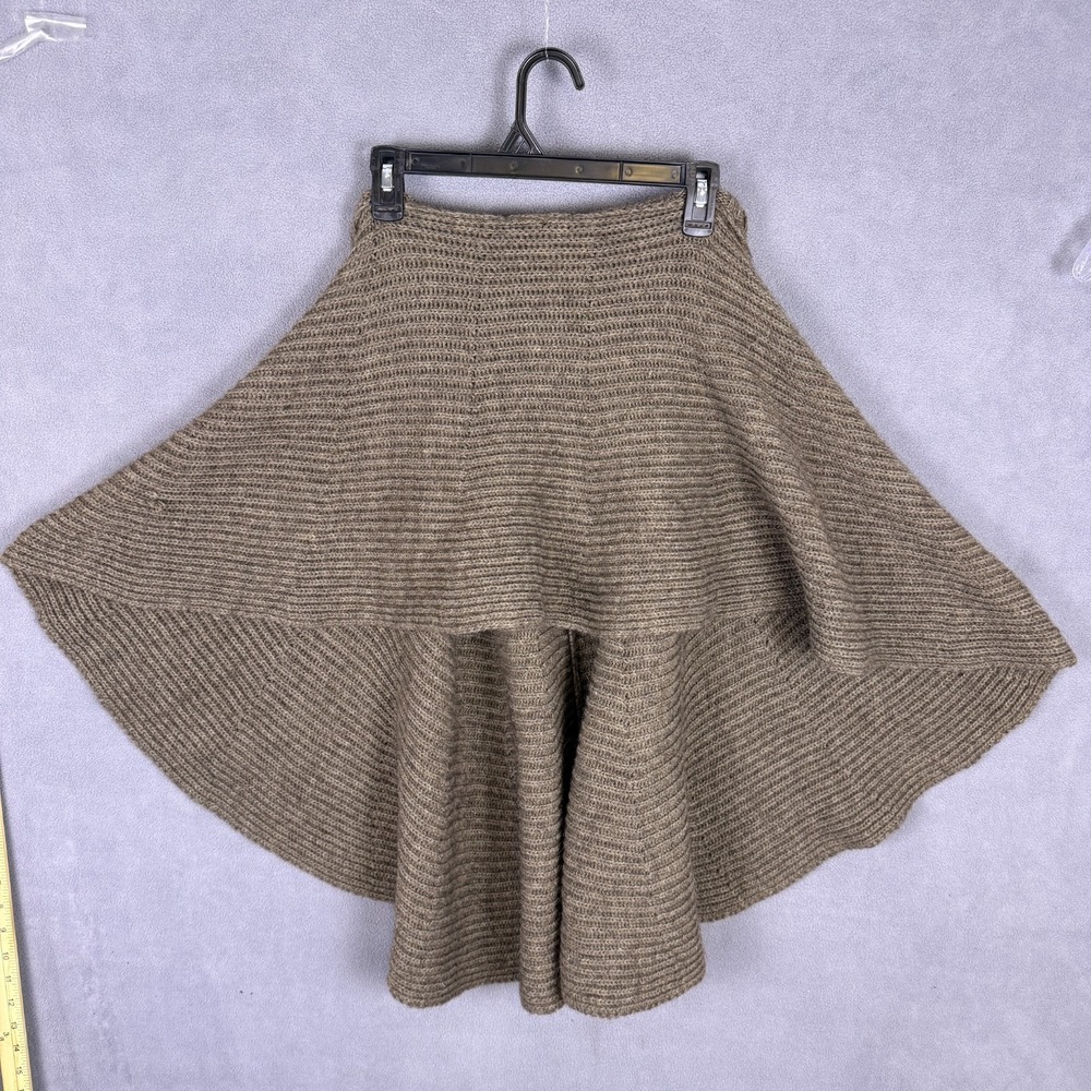 Elsamanda Anthropologie Shawl Cardigan Sweater Italy Womens L Boho Mohair Ribbed